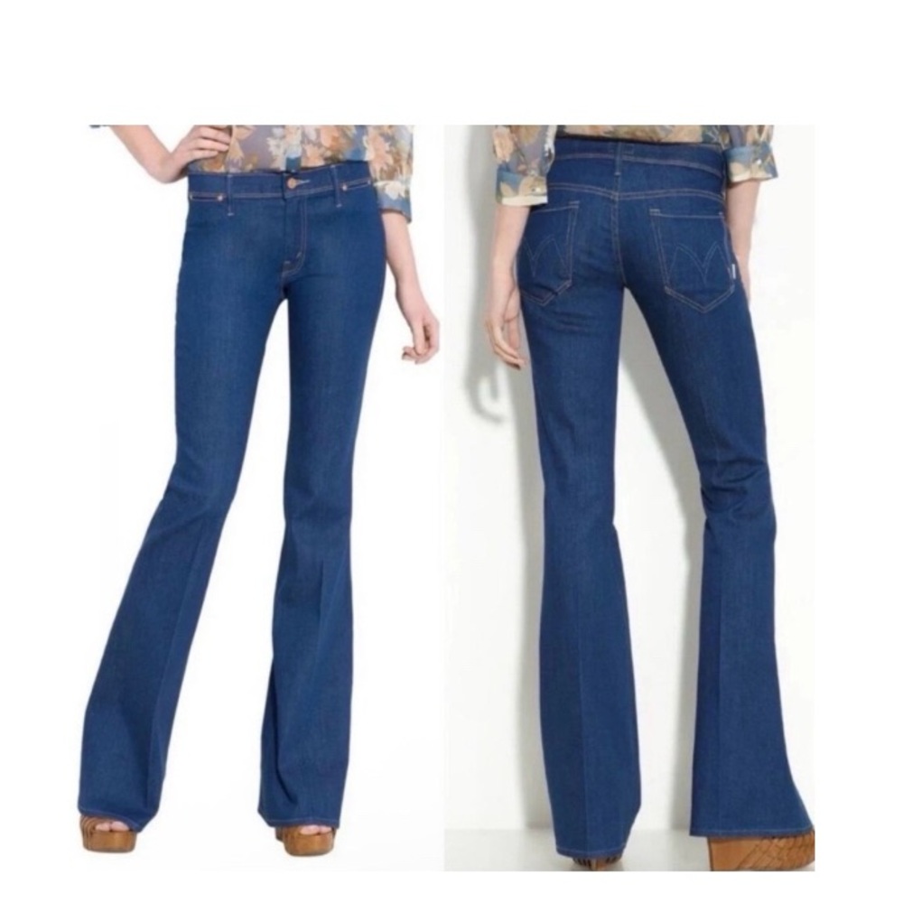 The Curfew Jeans - Mother - Size 29 Blue Skies and Promises Flare Denim